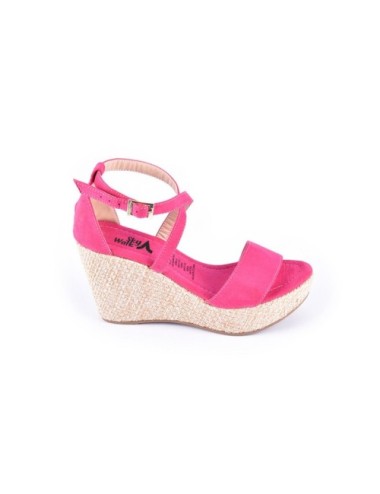 Skywalk Sandalias Plataformas Dama 962Dn07Fucsia