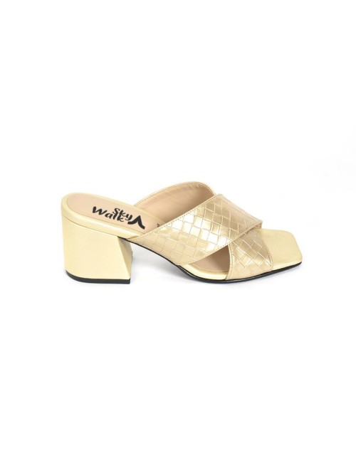 Skywalk Sandalia Tacon Dama 542022Oro