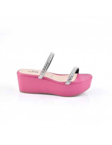 Skywalk Sandalias Plataformas Dama 882Brillantinafucsia