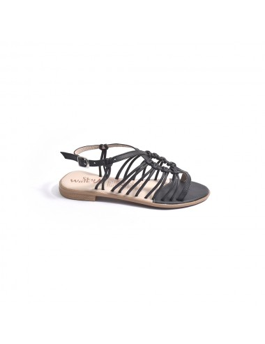 Skywalk Sandalias Planas Mujeres 302A79Negro