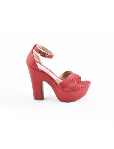 Skywalk Sandalias Tacones Mujer 962Dn17Rojo