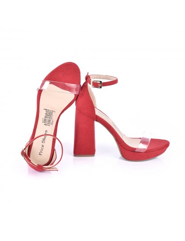 Skywalk Sandalias Tacones Mujer 542902Rojo