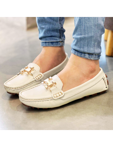 Mocasines Dama Blanco M2025